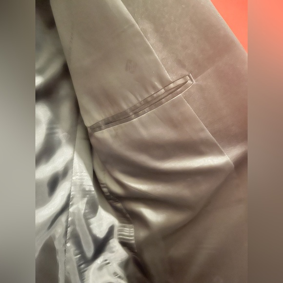 PIERRE BALMAIN suit jacket blazer black with satin lapel wool 46R - Picture 8 of 9